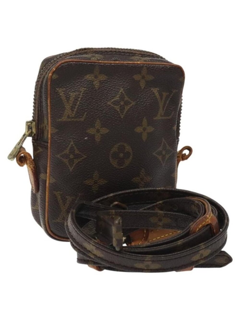 Authentic LOUIS VUITTON Monogram Mini Danube Shoulder Bag M45268 LV